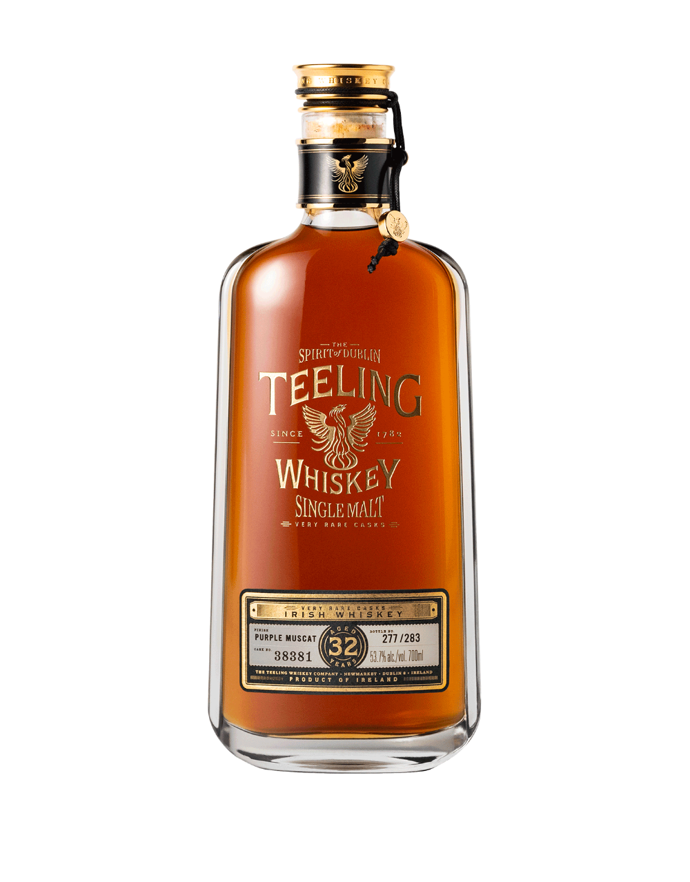 teeling 32-year-old single malt irish whiskey purple muscat finish