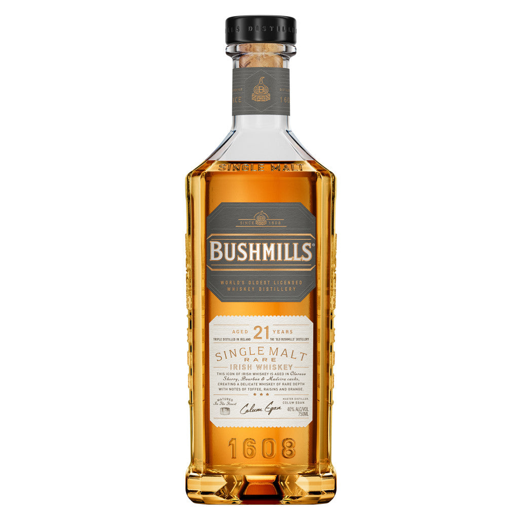 bushmills® 21-year single malt whiskey