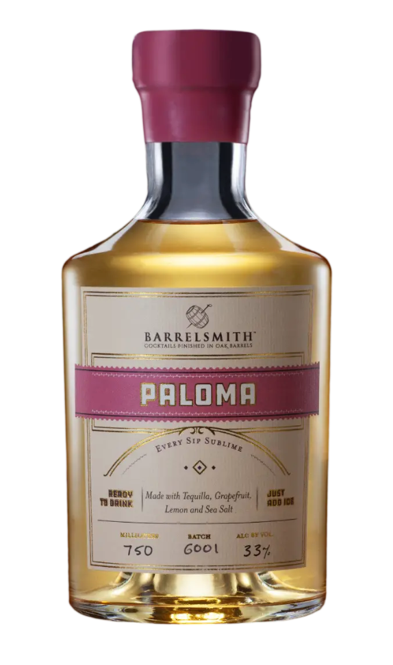 Barrelsmith Paloma Barrel Aged Premade Cocktail