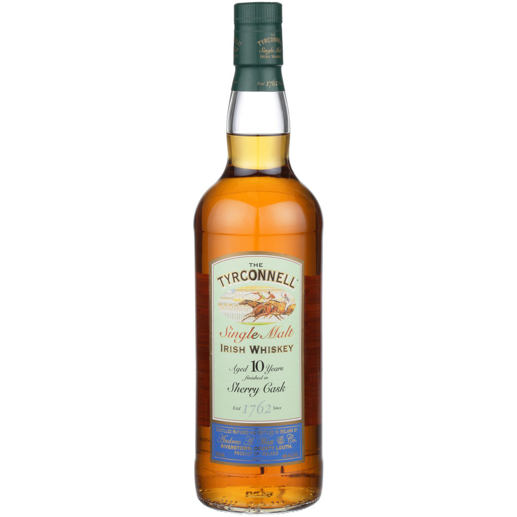the tyrconnell® 10 year single malt irish whiskey, sherry cask finish