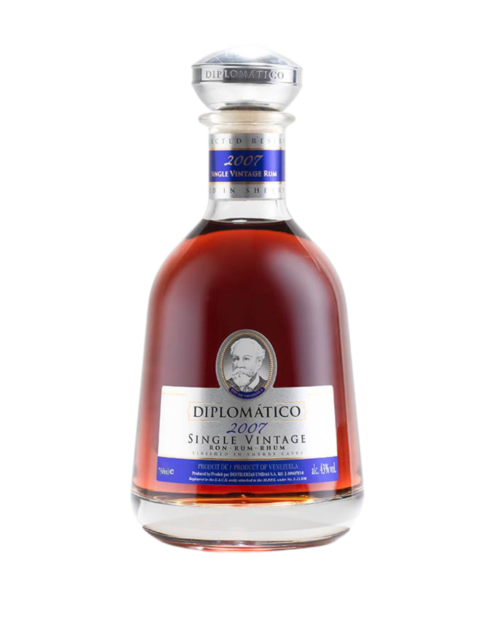 diplomático single vintage 2007 rum