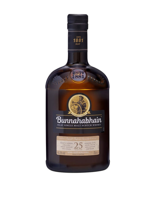 Bunnahabhain 25 year old single malt scotch whisky